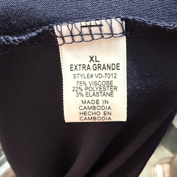 Zenana Outfitters Blue Ribbed Maxi Dress Long Sleeve Crew Neck Cocktail - Picture 5 of 5